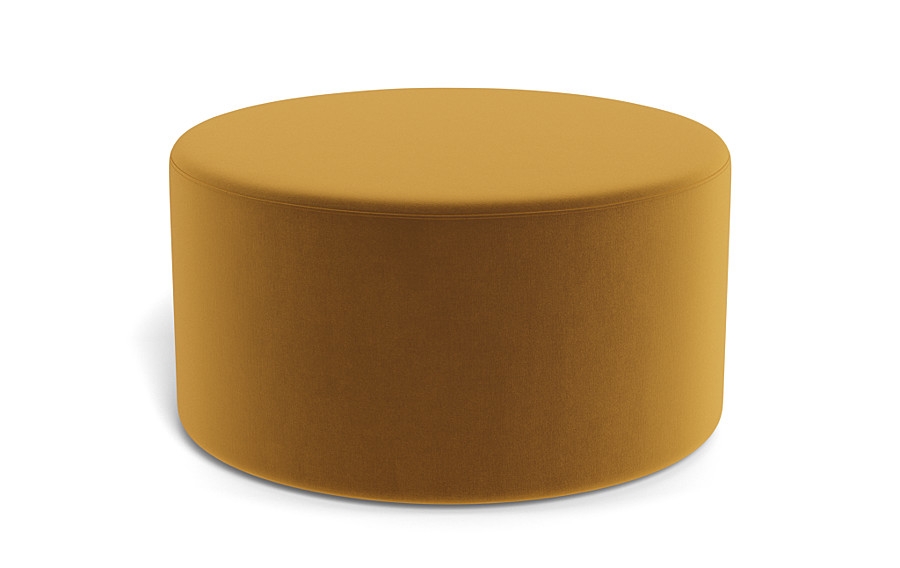 Colten Round Coffee Table Ottoman - Image 1