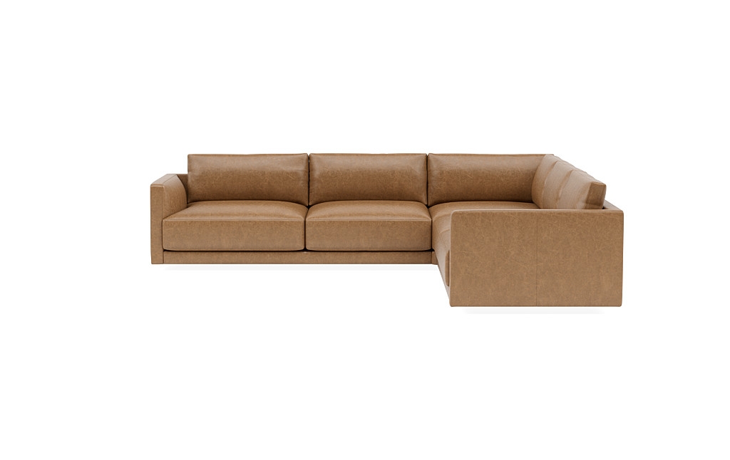 Lukas Leather 3-Piece 4-Seat Corner Sectional - Image 4