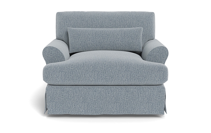 Maxwell Slipcovered Swivel Chair by Apartment Therapy - Image 0