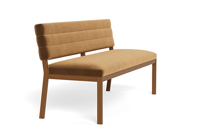 Nora Wood Framed Upholstered Bench - Image 4
