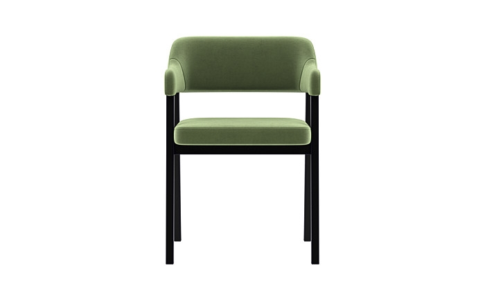 Selene Wood Framed Upholstered Chair - Image 0