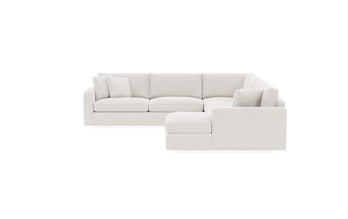 James 4-Piece 5-Seat Corner Chaise Sectional Right - Image 1