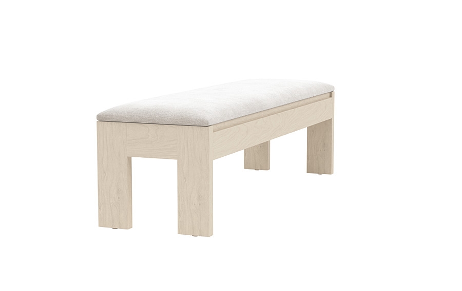 Cade Wood Framed Upholstered Storage Bench - Image 1