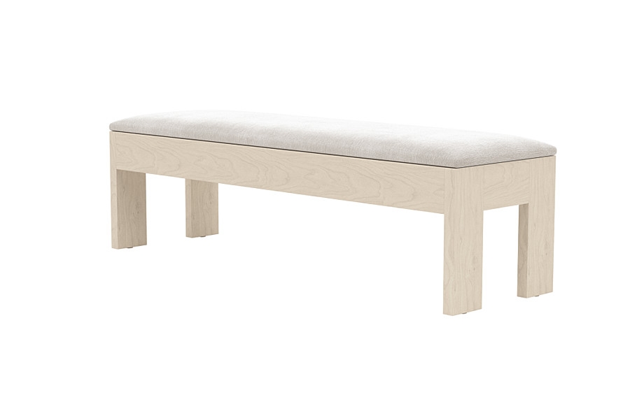 Cade Wood Framed Upholstered Storage Bench - Image 3