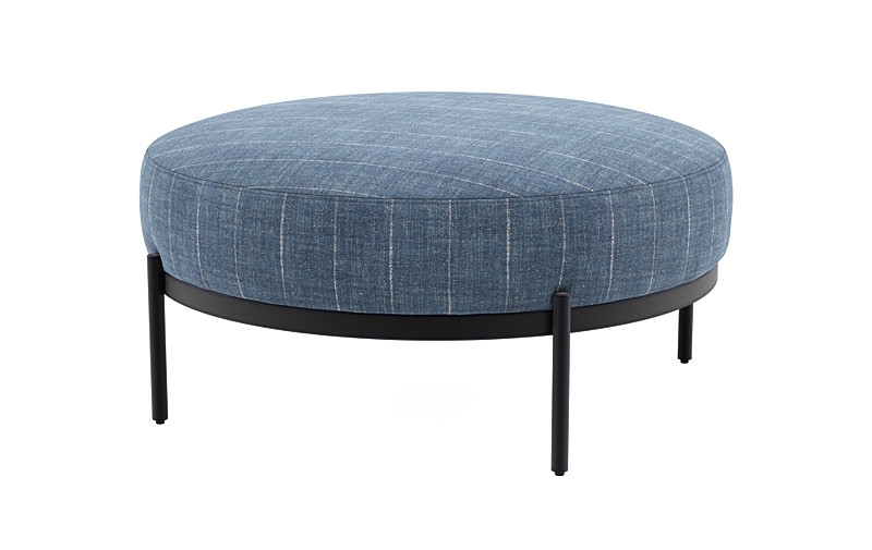 Kyle Round Coffee Table Ottoman - Image 2