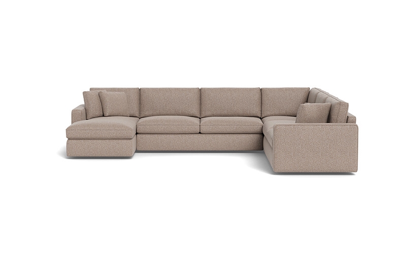 James 4-Piece 5-Seat Corner Chaise Sectional Left - Image 0