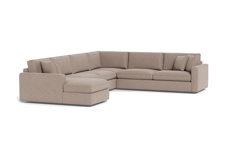 James 4-Piece 5-Seat Corner Chaise Sectional Left - Image 3