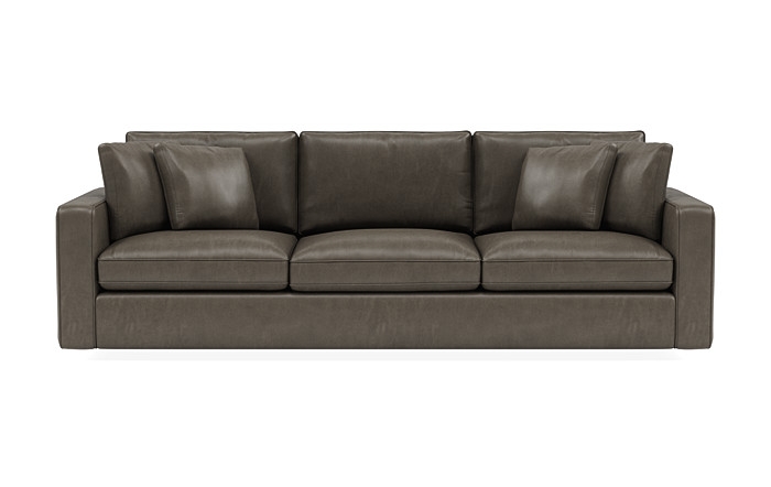 James Leather 3-Seat Sofa - Image 0