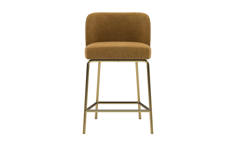 Graham Metal Framed Upholstered Counter Stool - Image 0