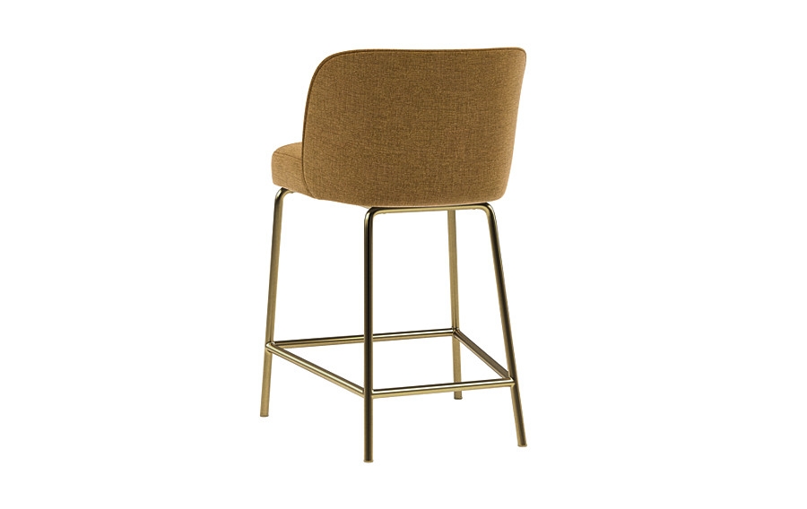 Graham Metal Framed Upholstered Counter Stool - Image 2