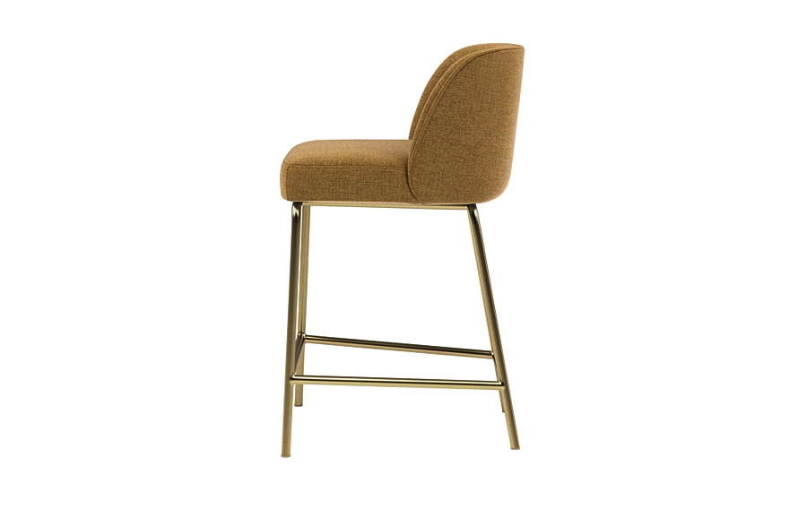 Graham Metal Framed Upholstered Counter Stool - Image 3