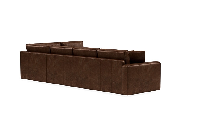 James Leather 4-Seat Right Bumper Sectional - Image 2
