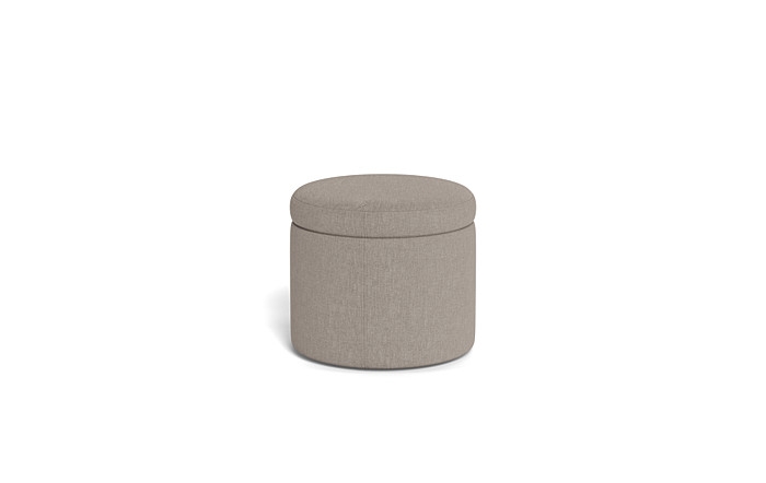 Colten Round Storage Stool Ottoman - Image 1
