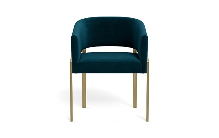 Mina Metal Framed Upholstered Chair - Image 1