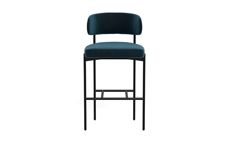 Hollis Metal Framed Upholstered Bar Stool - Image 0