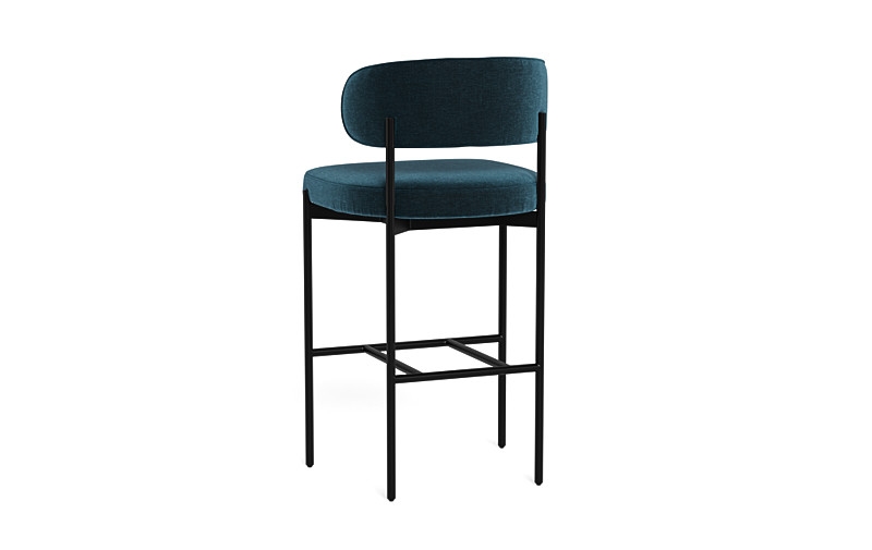 Hollis Metal Framed Upholstered Bar Stool - Image 2