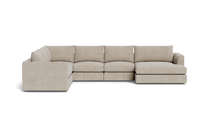 Beckham Modular 5-Seat Corner Right Chaise Sectional - Image 0