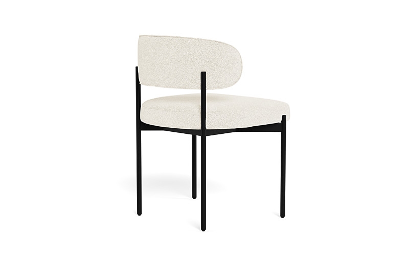 Hollis Metal Framed Upholstered Chair - Image 4