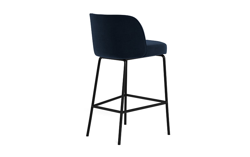 Graham Metal Framed Upholstered Bar Stool - Image 2