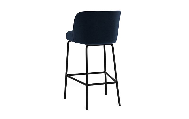 Graham Metal Framed Upholstered Bar Stool - Image 1