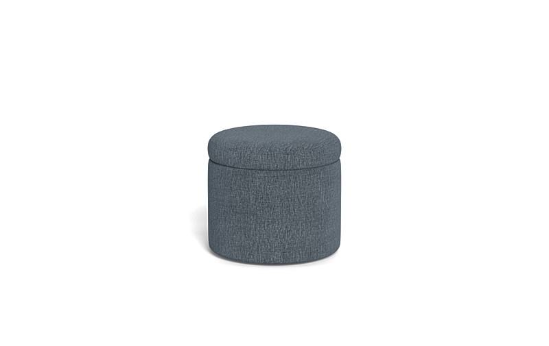 Colten Round Storage Stool Ottoman - Image 3