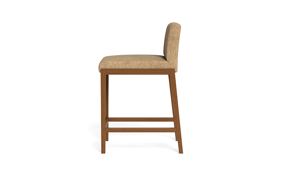 Callen Wood Framed Upholstered Stool - Image 1