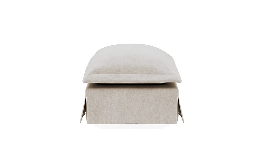 Skylar Rectangle Slipcovered Ottoman - Image 3