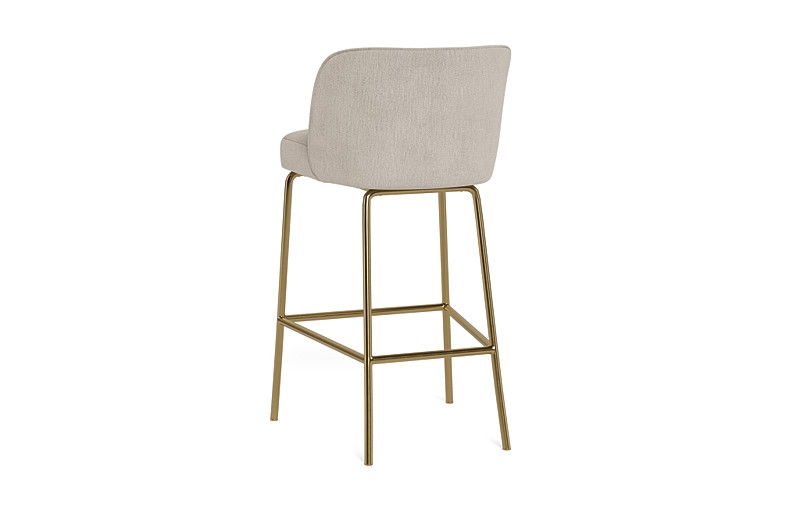 Graham Metal Framed Upholstered Bar Stool - Image 1