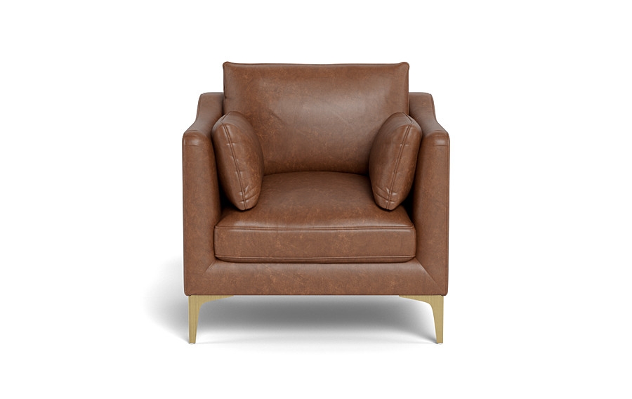 Caitlin Leather Petite Chair by The EverygirlÃ?Â® - Image 0