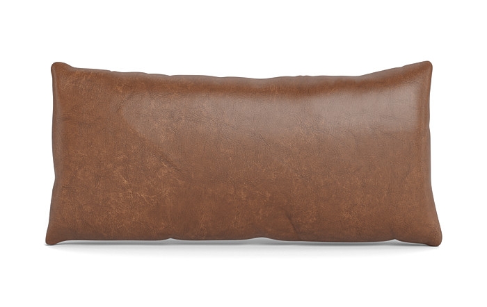 Throw Pillows Leather 14 x 30" Lumbar" - Image 0