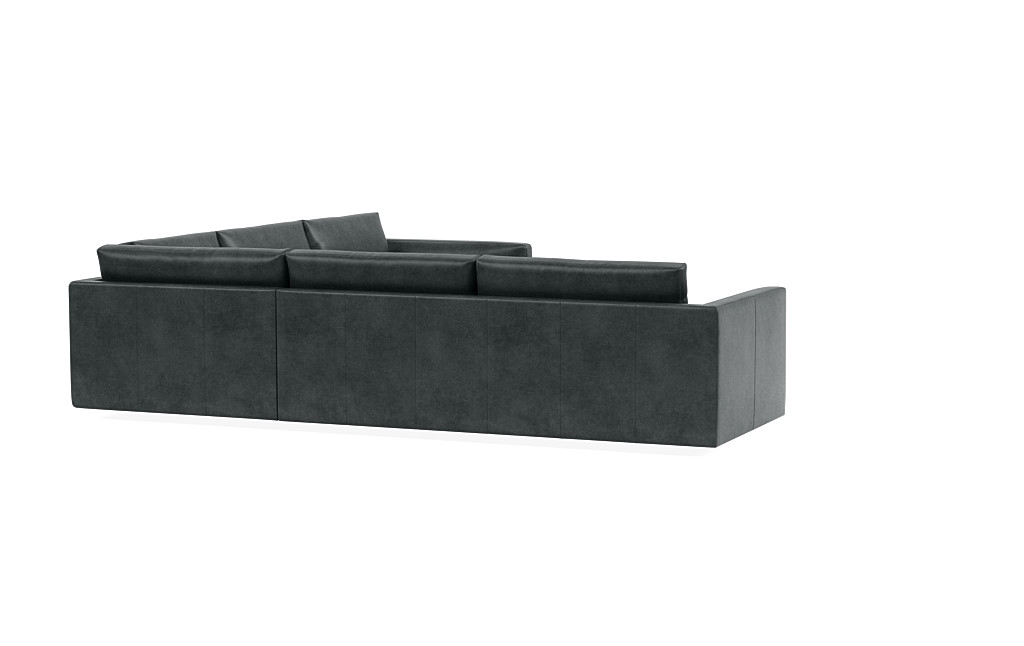 Lukas Leather 3-Piece 4-Seat Corner Sectional - Image 3