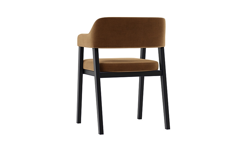 Selene Wood Framed Upholstered Chair - Image 3