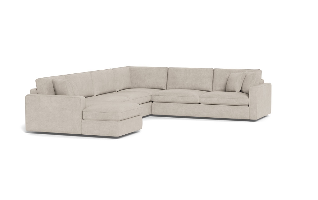 James 4-Piece 5-Seat Corner Chaise Sectional Left - Image 1