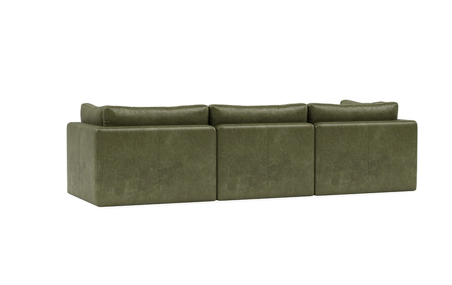 Tatum Leather Modular 3-Seat Chaise Sectional - Image 3