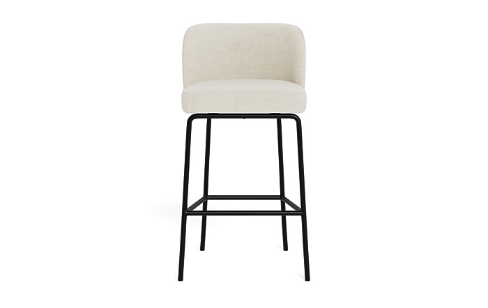 Graham Metal Framed Upholstered Bar Stool - Image 0
