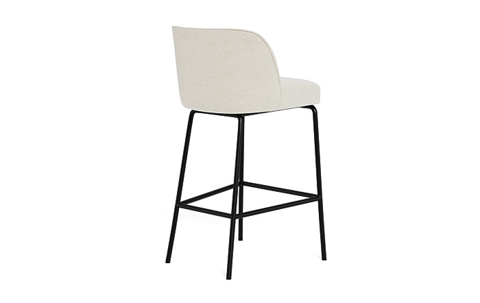 Graham Metal Framed Upholstered Bar Stool - Image 2