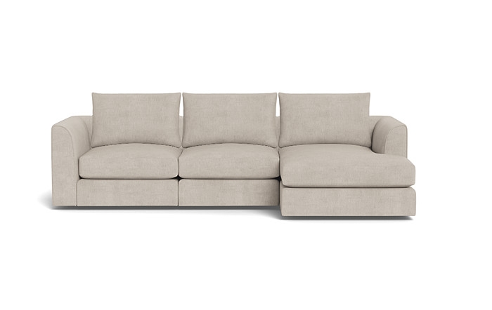 Beckham Modular 3-Seat Right Chaise Sectional - Image 0