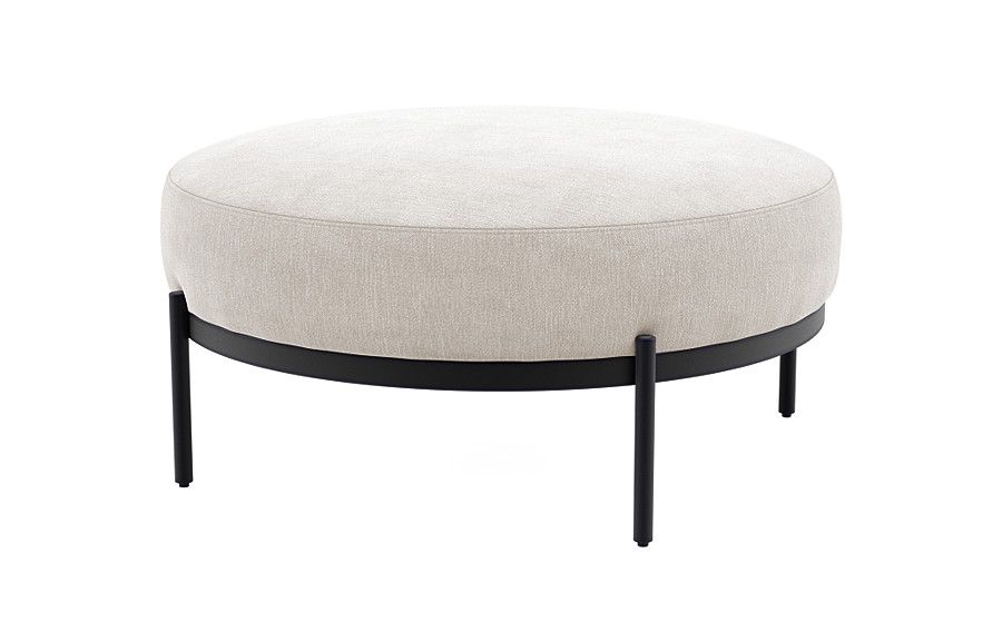 Kyle Round Coffee Table Ottoman - Image 2