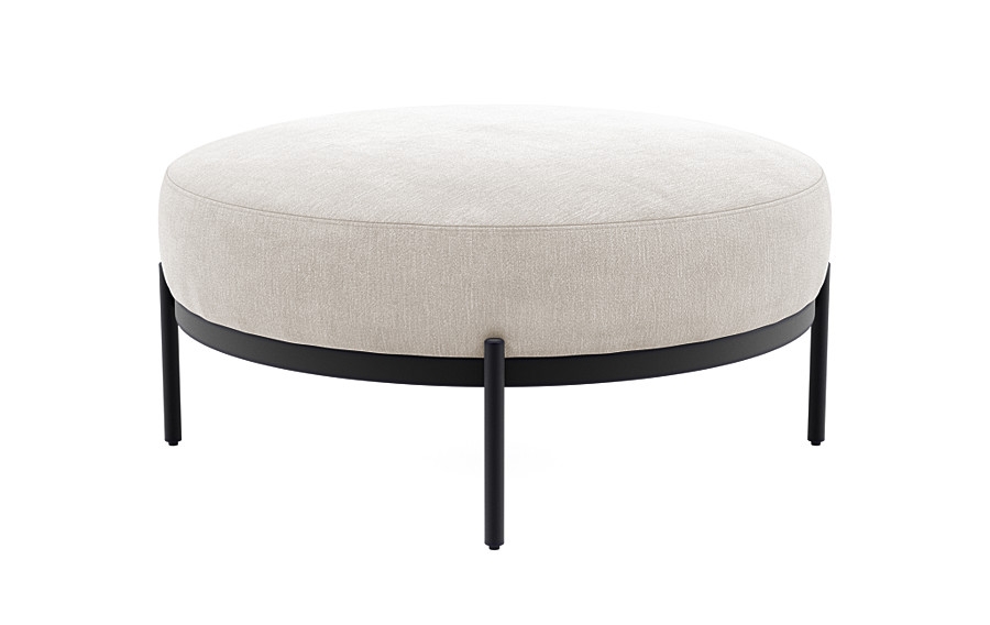 Kyle Round Coffee Table Ottoman - Image 3