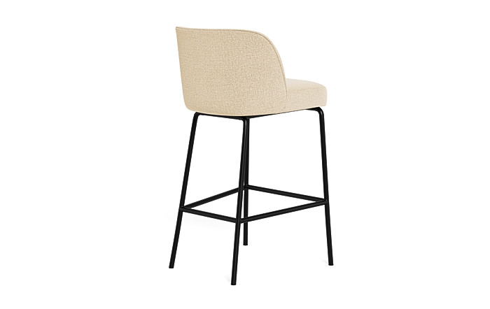 Graham Metal Framed Upholstered Bar Stool - Image 4