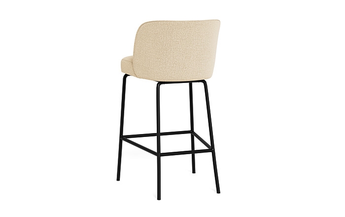 Graham Metal Framed Upholstered Bar Stool - Image 3