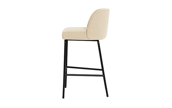 Graham Metal Framed Upholstered Bar Stool - Image 1