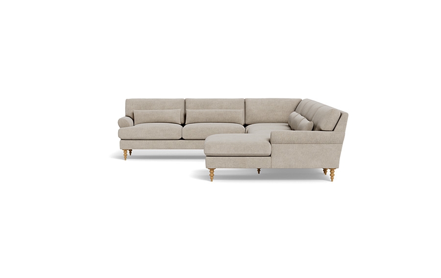 Maxwell 4-Piece Corner Sectional Sofa with Right Chaise by Apartment Therapy - Image 2
