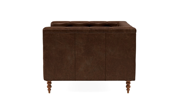 Ms. Chesterfield Leather Accent Chair - Image 2