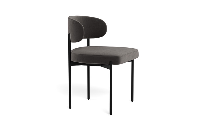 Hollis Metal Framed Upholstered Chair - Image 4