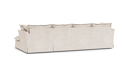 Skylar Slipcovered 4-Seat  Chaise Sectional - Image 3