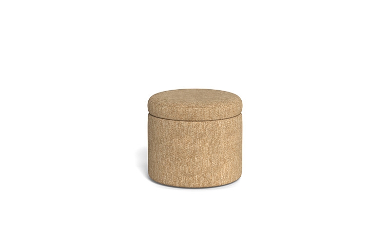 Colten Round Storage Stool Ottoman - Image 0