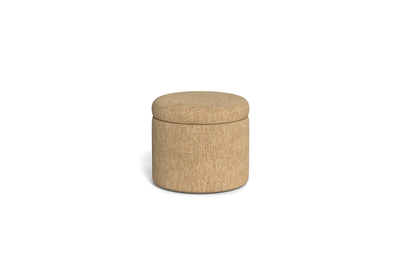 Colten Round Storage Stool Ottoman - Image 2