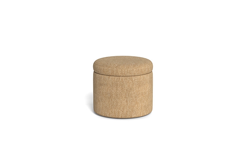 Colten Round Storage Stool Ottoman - Image 3