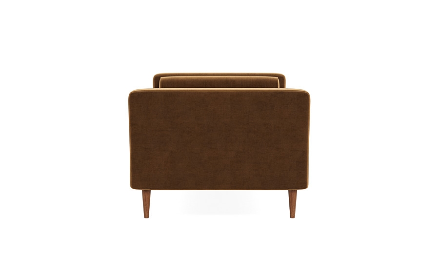 Sloan Daybed - Fawn - Oiled Walnut Tapered Round Wood Leg - 63"x36" - Down Alternative Blend - Image 2